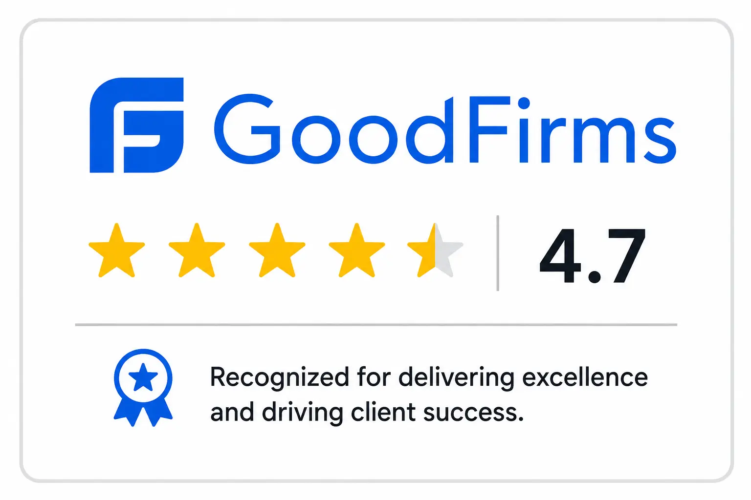 GoodFirms profile